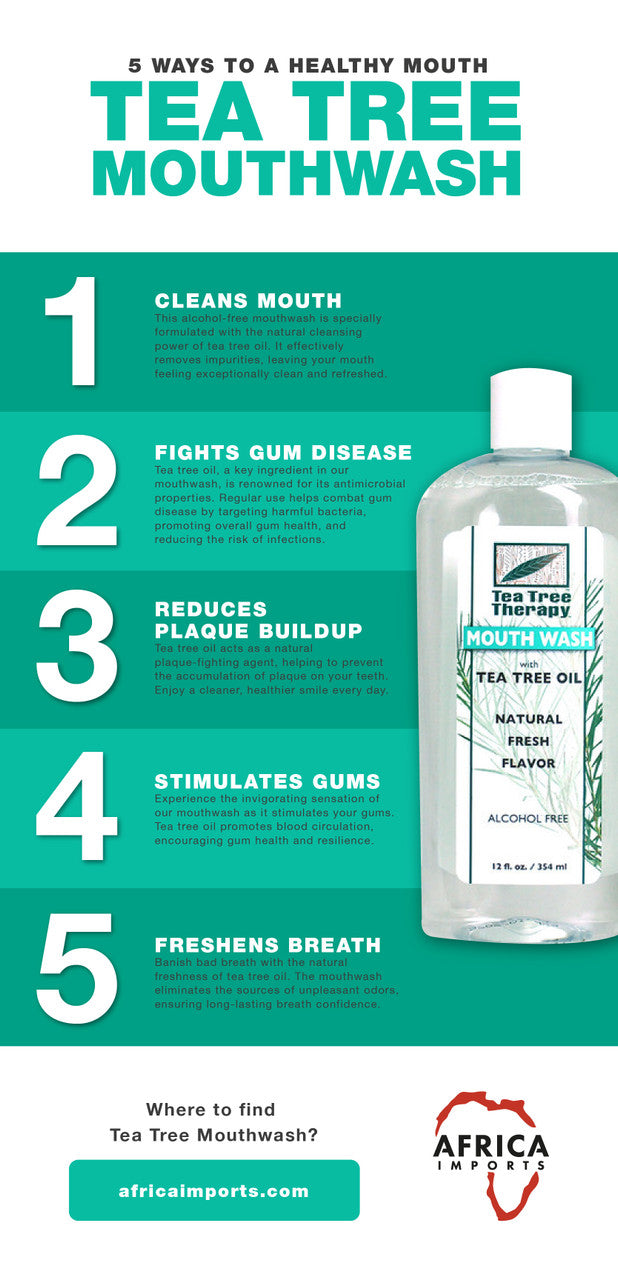 Natural Tea Tree mouthwash