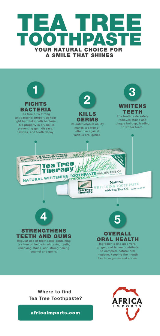 Natural Tea Tree Whiting toothpaste