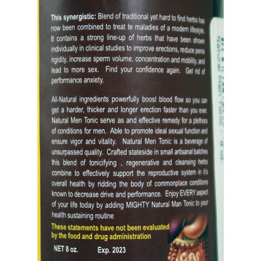 Bitters - Organic Natural Men Tonic (Extra Strong)