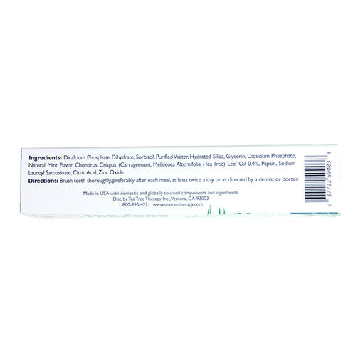 Natural Tea Tree Whiting toothpaste