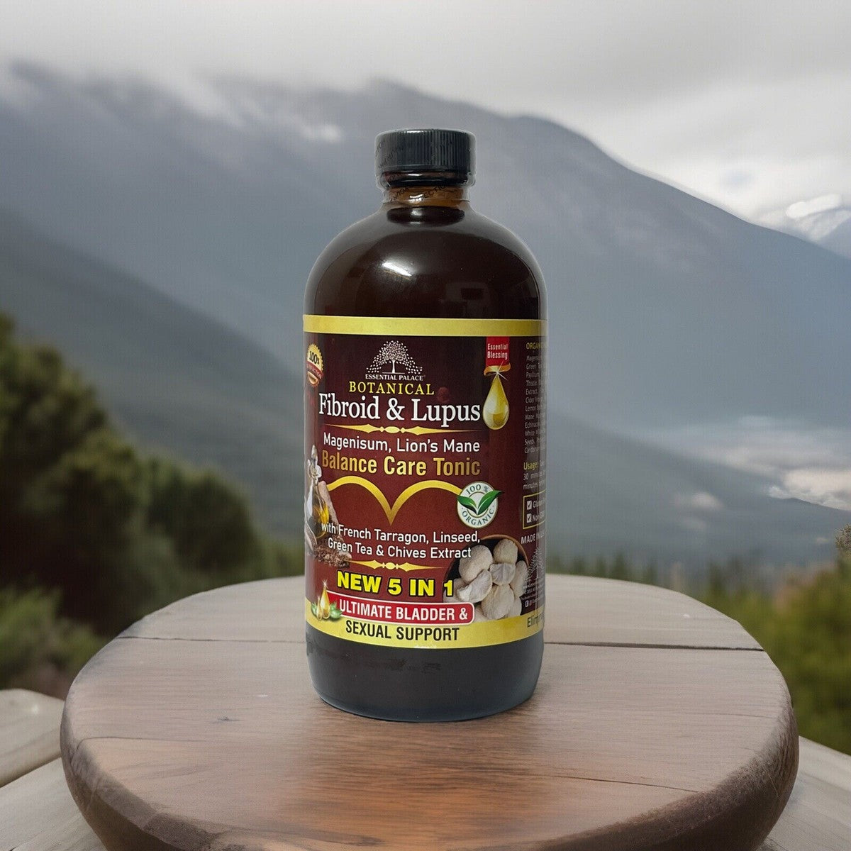 Essential Palace Organic Fibroid and Lupus Eliminate Balance Care Tonic - 16 oz