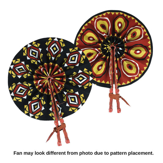 Assorted African Folding Fans