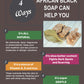 Raw Natural Black soap bar