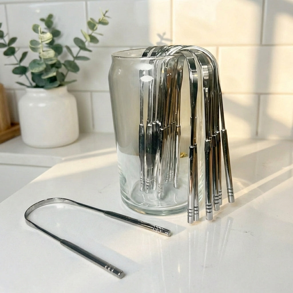 Stainless Steel Tongue Scraper
