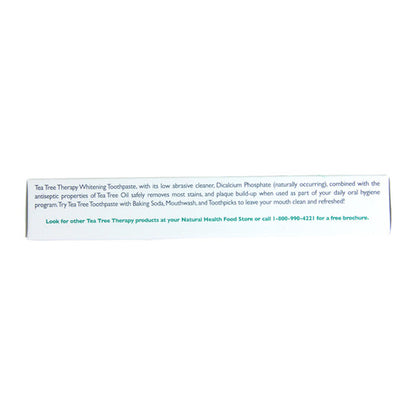 Natural Tea Tree Whiting toothpaste