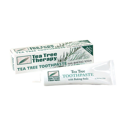 Natural Tea Tree toothpaste with baking soda