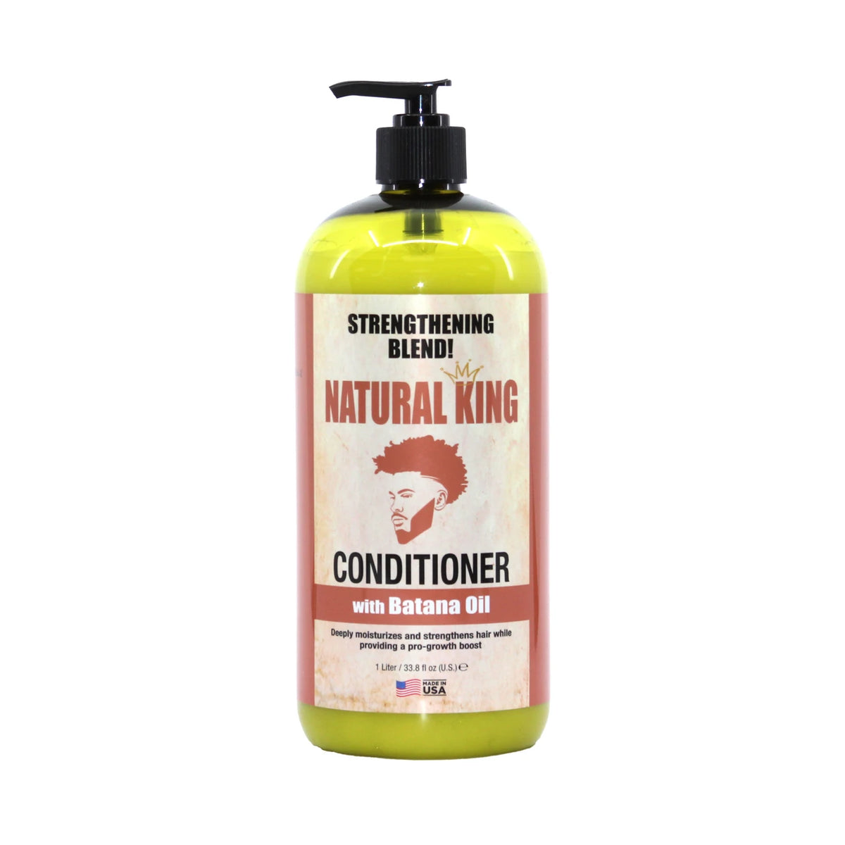 Natural King Batana Oil Strengthening Conditioner, Jumbo 1 Liter
