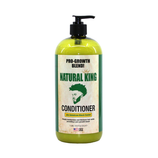 JUMBO SIZE Natural King: Jamaican Black Castor Oil Conditioner Pro-Growth Blend! - 1 Liter