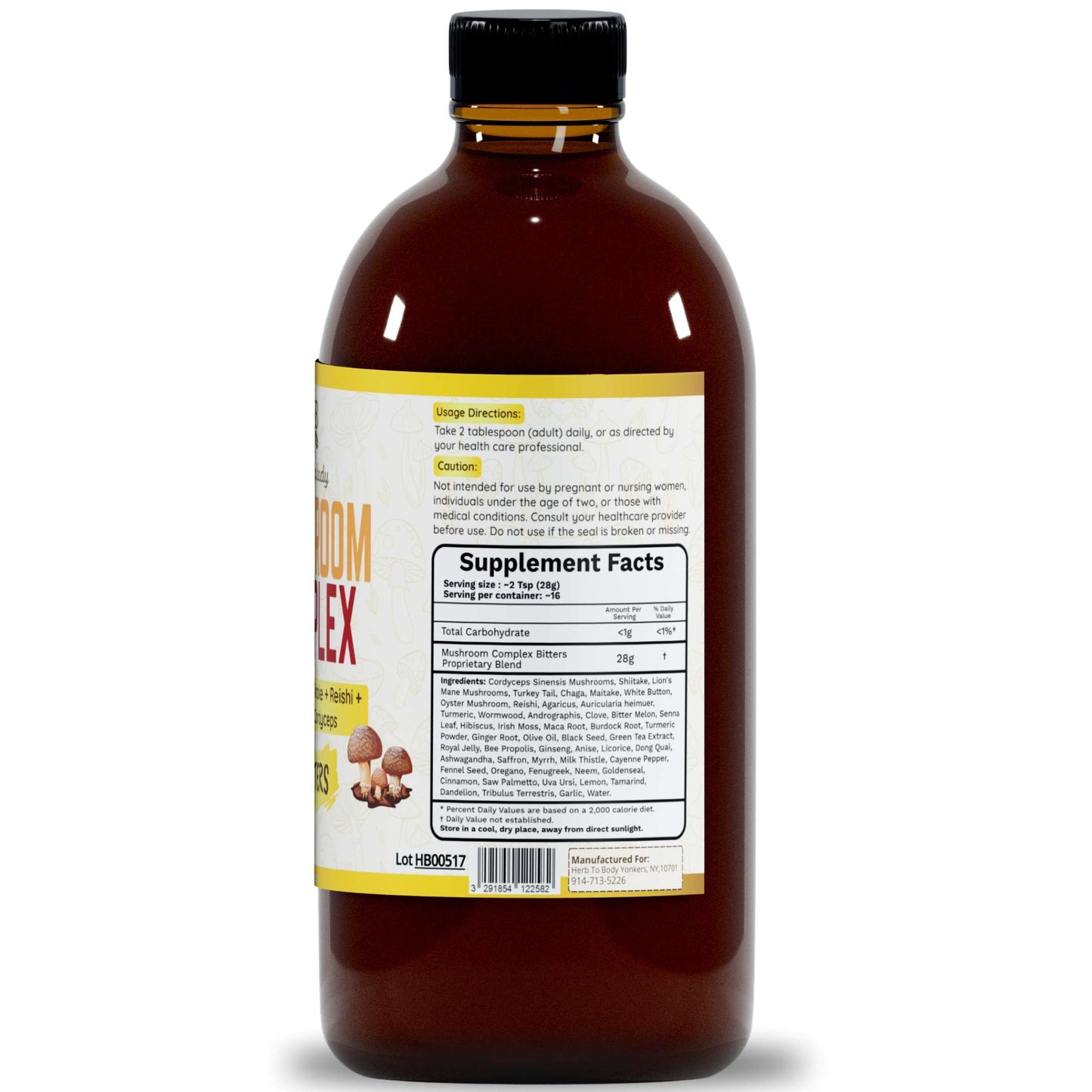 Herb to Body - Mushroom Complex - Living Bitter