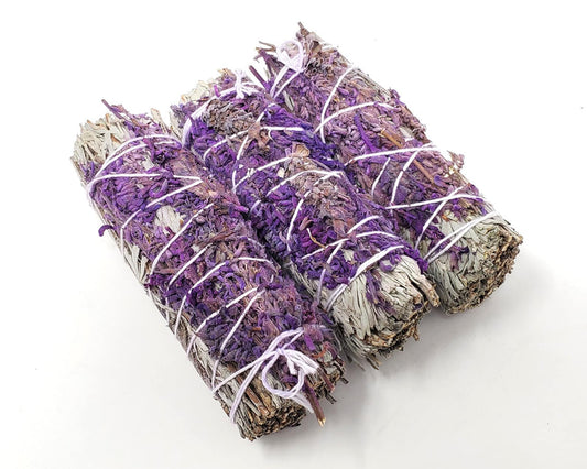 White Sage and Lavender Smudge Sticks