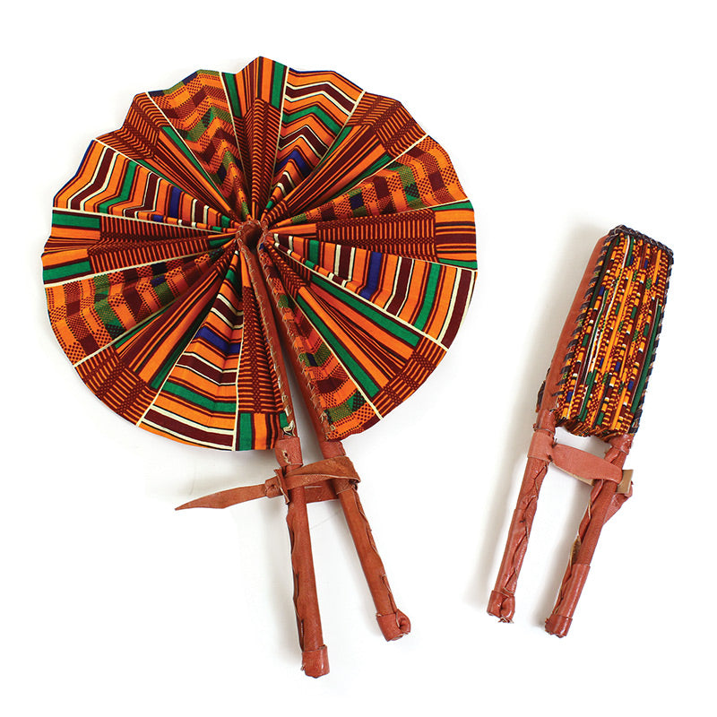 Assorted African Folding Fans