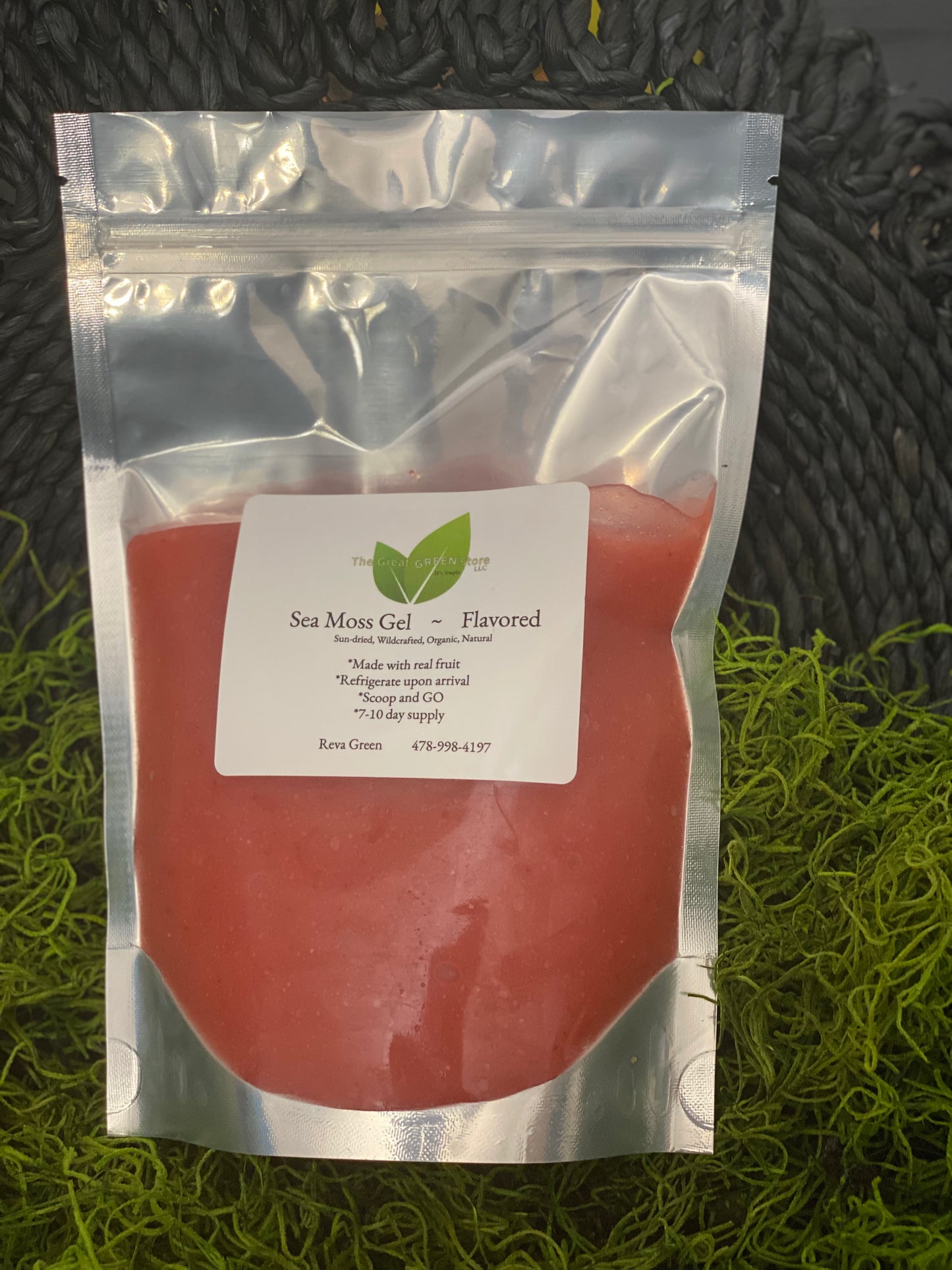 TGGS Flavored Sea Moss gel - 16 oz pouch